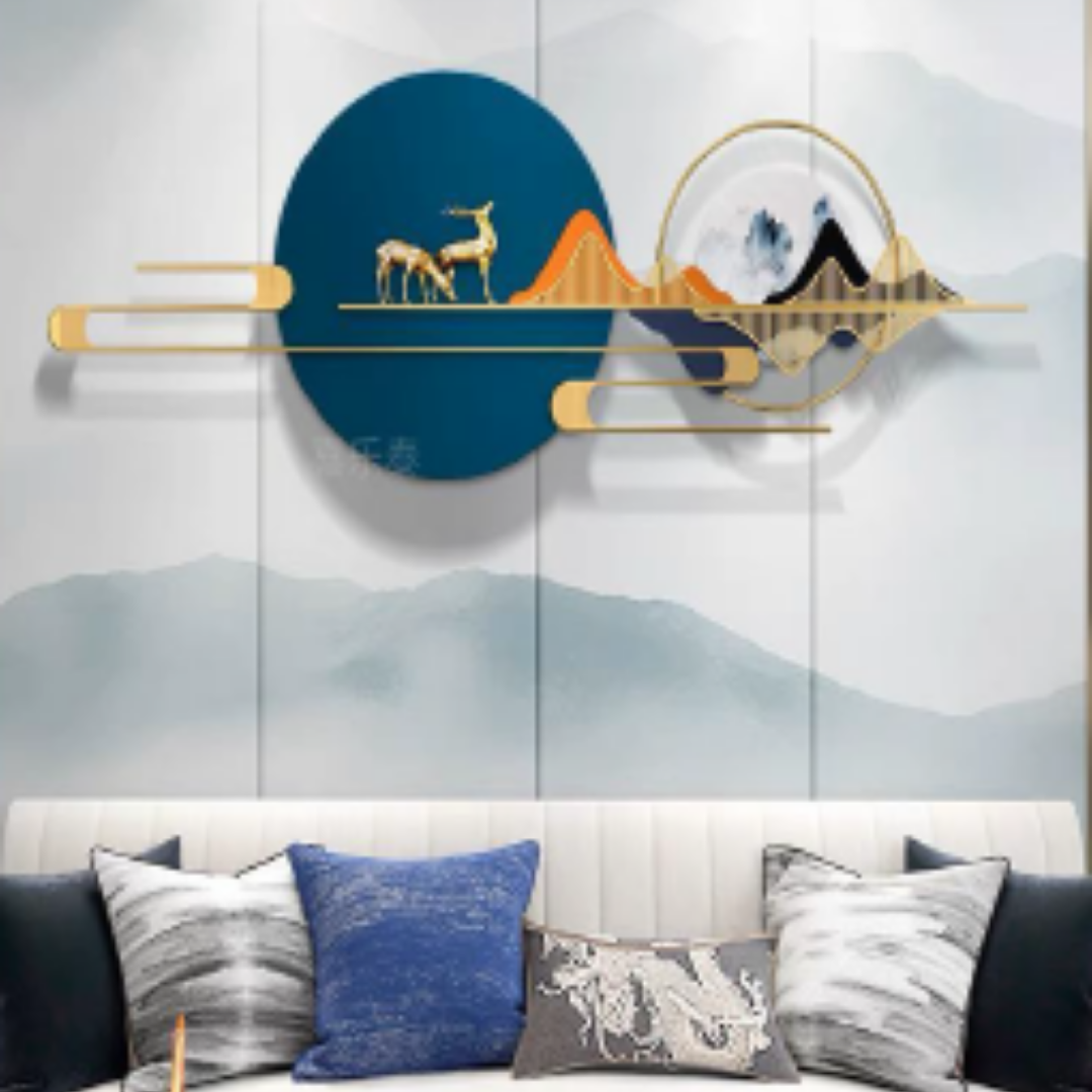 Modern Mount Ring Metal Wall Decor - Allure Box