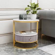 Vintage Round Side Table - Allure Box