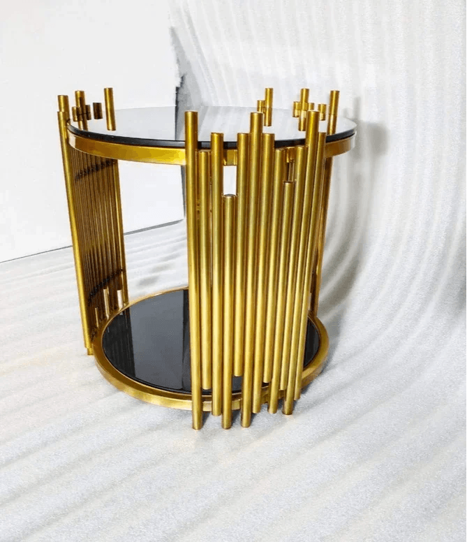 Side Table With Glass Top - Allure Box