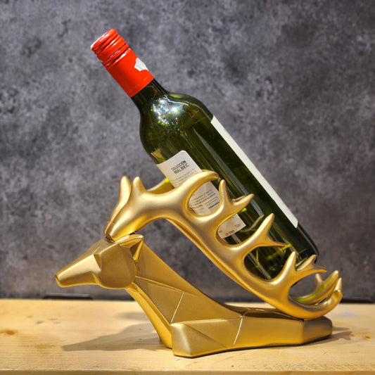 Sauve Stag Wine Holder (Gold)