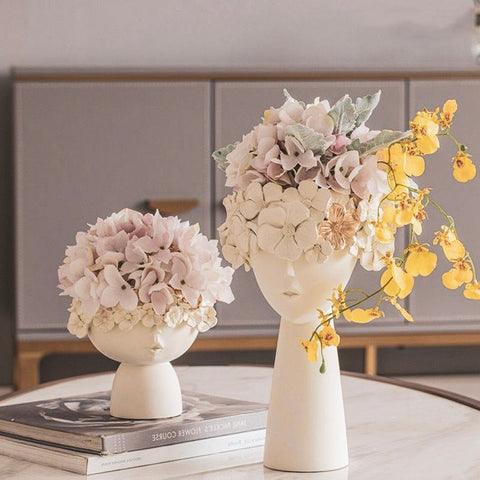 Tiara Vase Set (White) – Elegant & Modern Decorative Vases - Allure Box