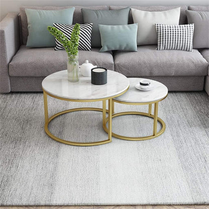 Nesting RounDecoffee Table Set