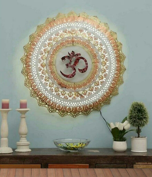 Om Circle Led Decor