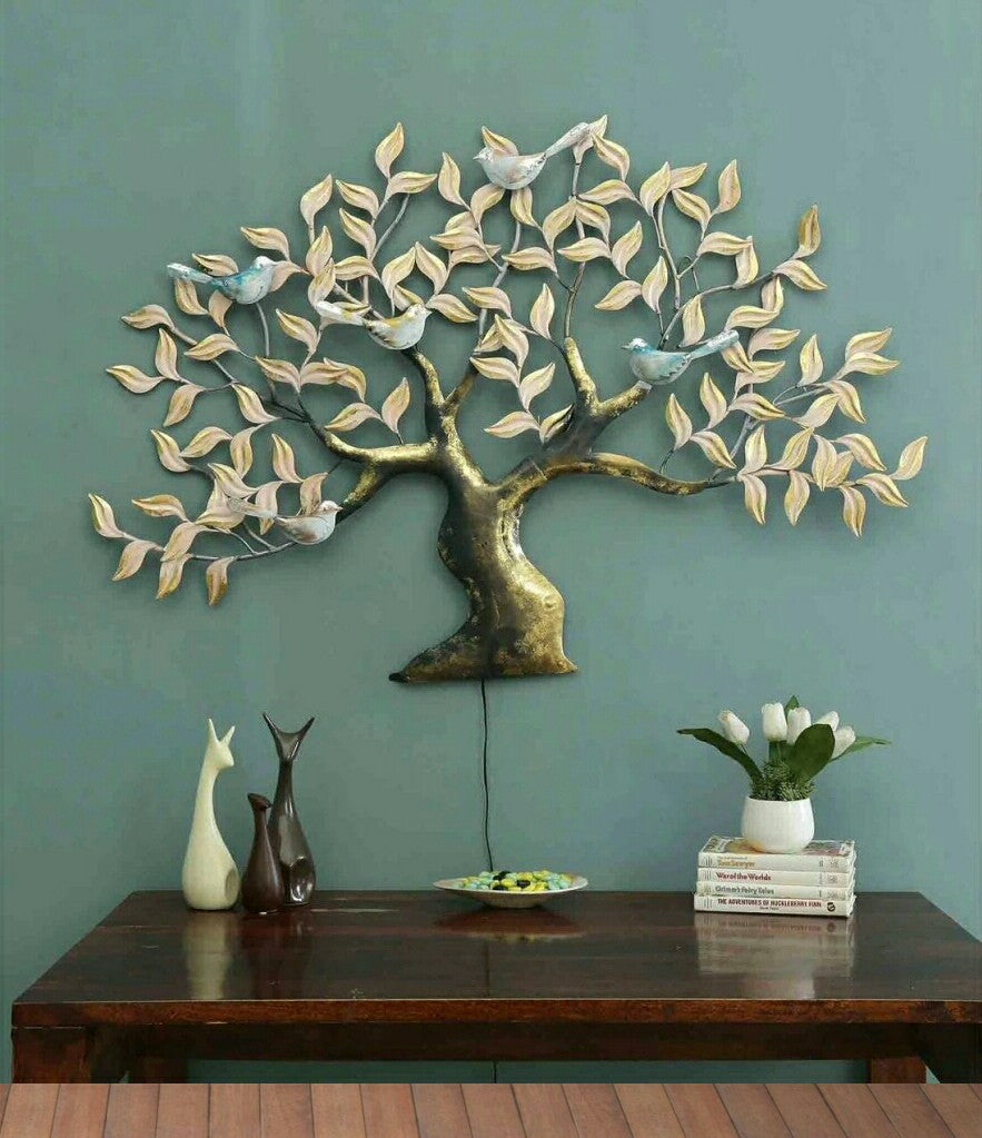 5 Bird Tree Decor