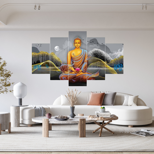 Meditating Buddha Painting