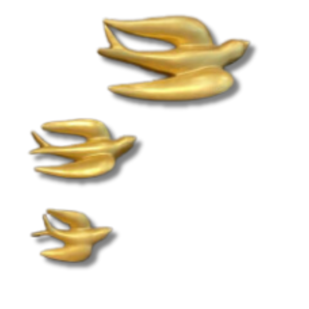 Wall Birds Set (Gold)