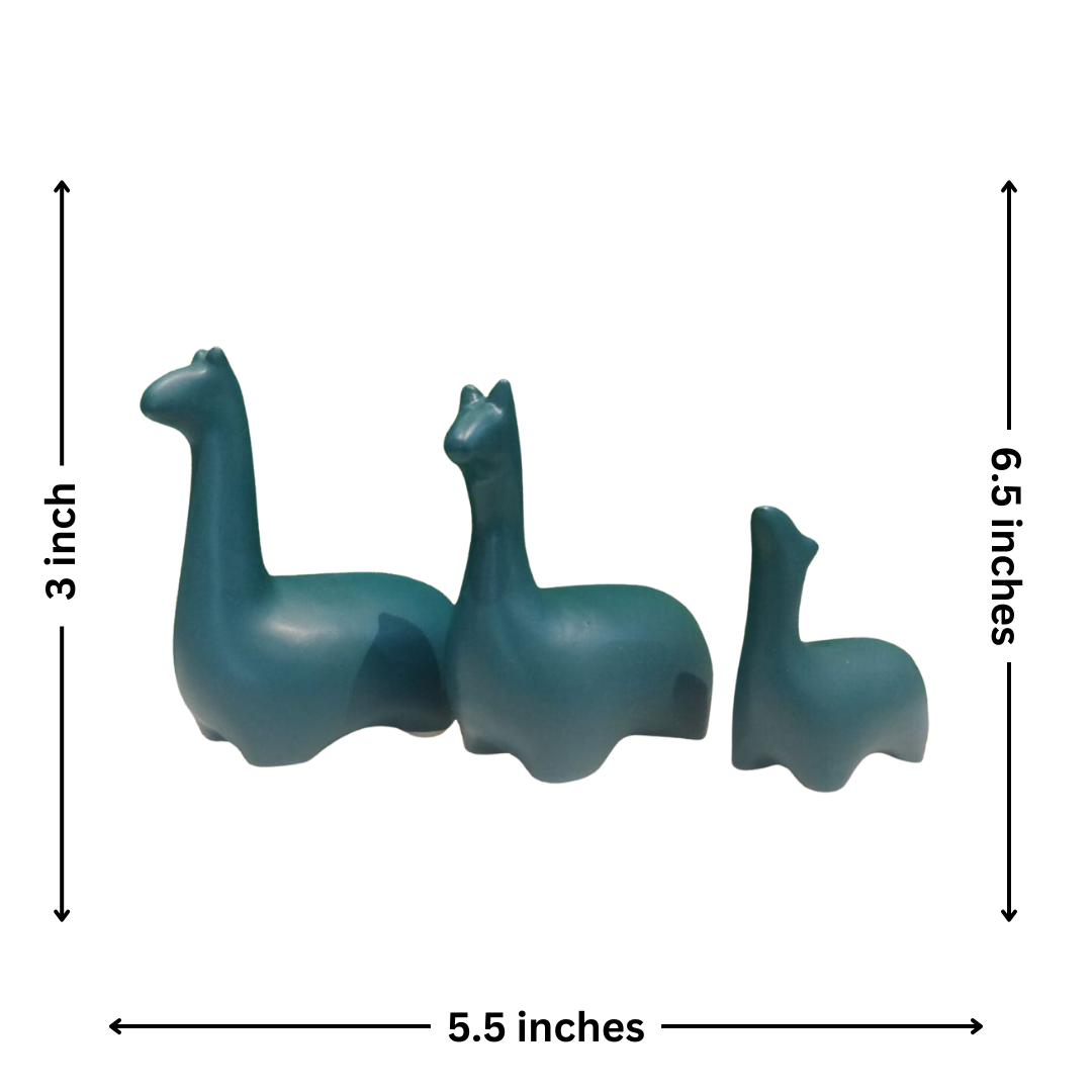 Dinosaur Family Set Of 3 (Sea Green Dino)