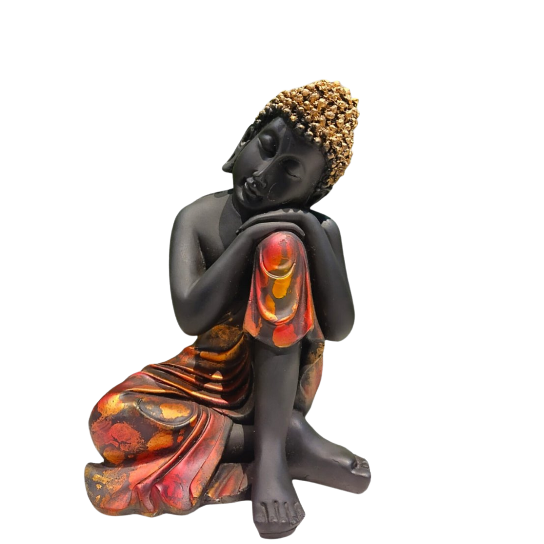 Relaxing Buddha Red Shade