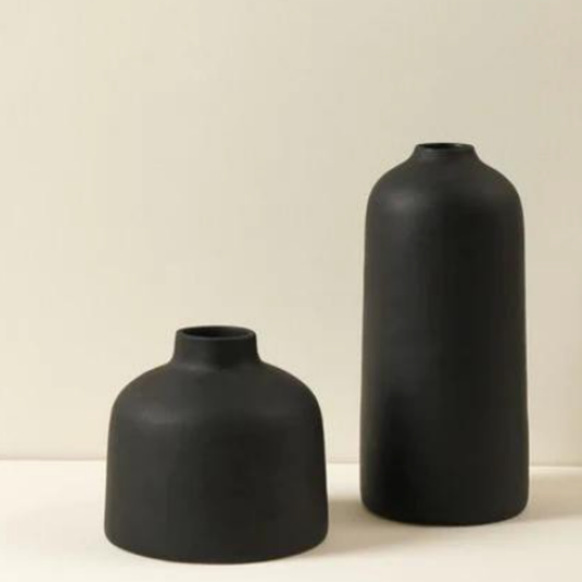 Vase Black Set