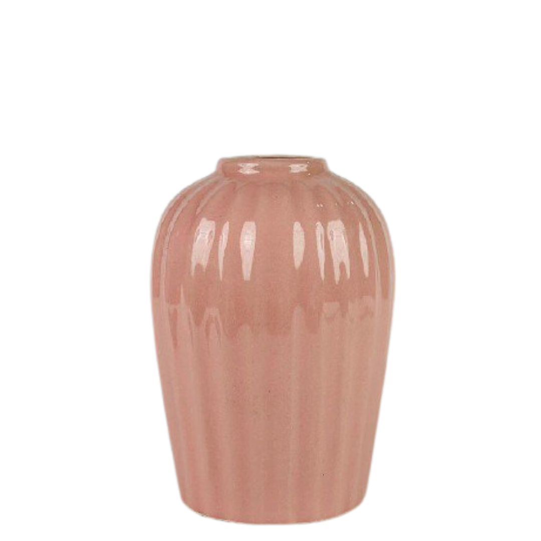 Ceramic Pink Flower Vase