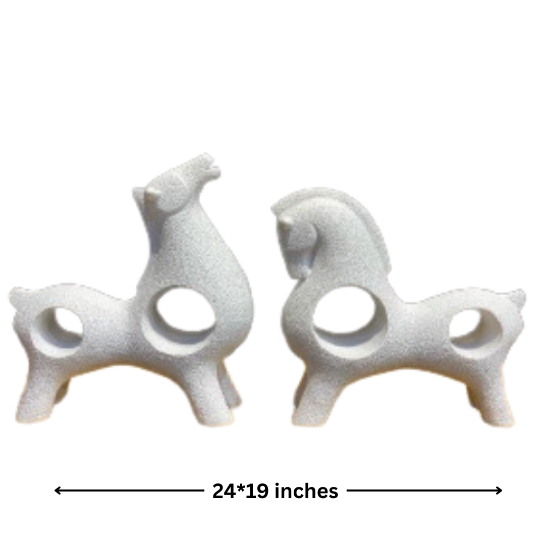 Novel Horses Set (White)