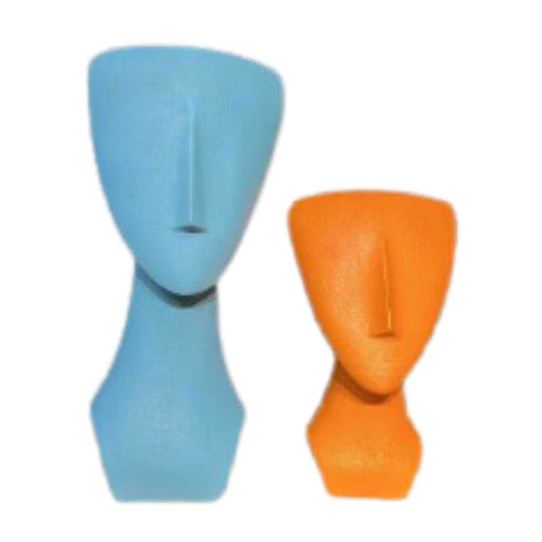 Euro Face Set (Blue Orange)