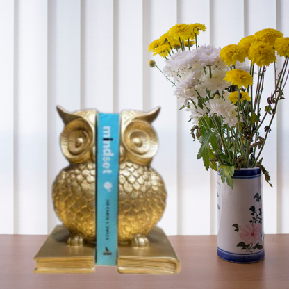 Owl Bookend (Gold)