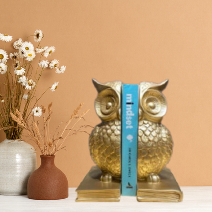 Owl Bookend (Gold)