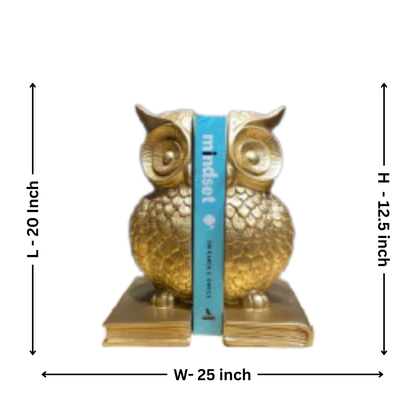 Owl Bookend (Gold)