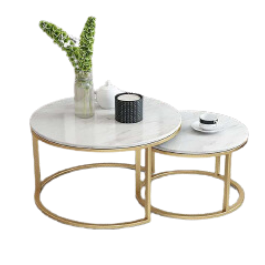 Nesting RounDecoffee Table Set