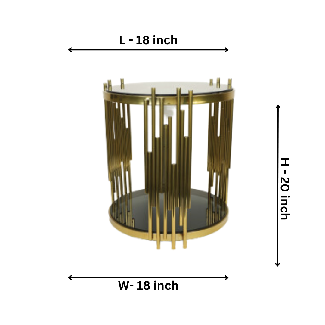 Side Table With Glass Top