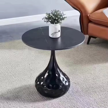 Black Marble Side Table