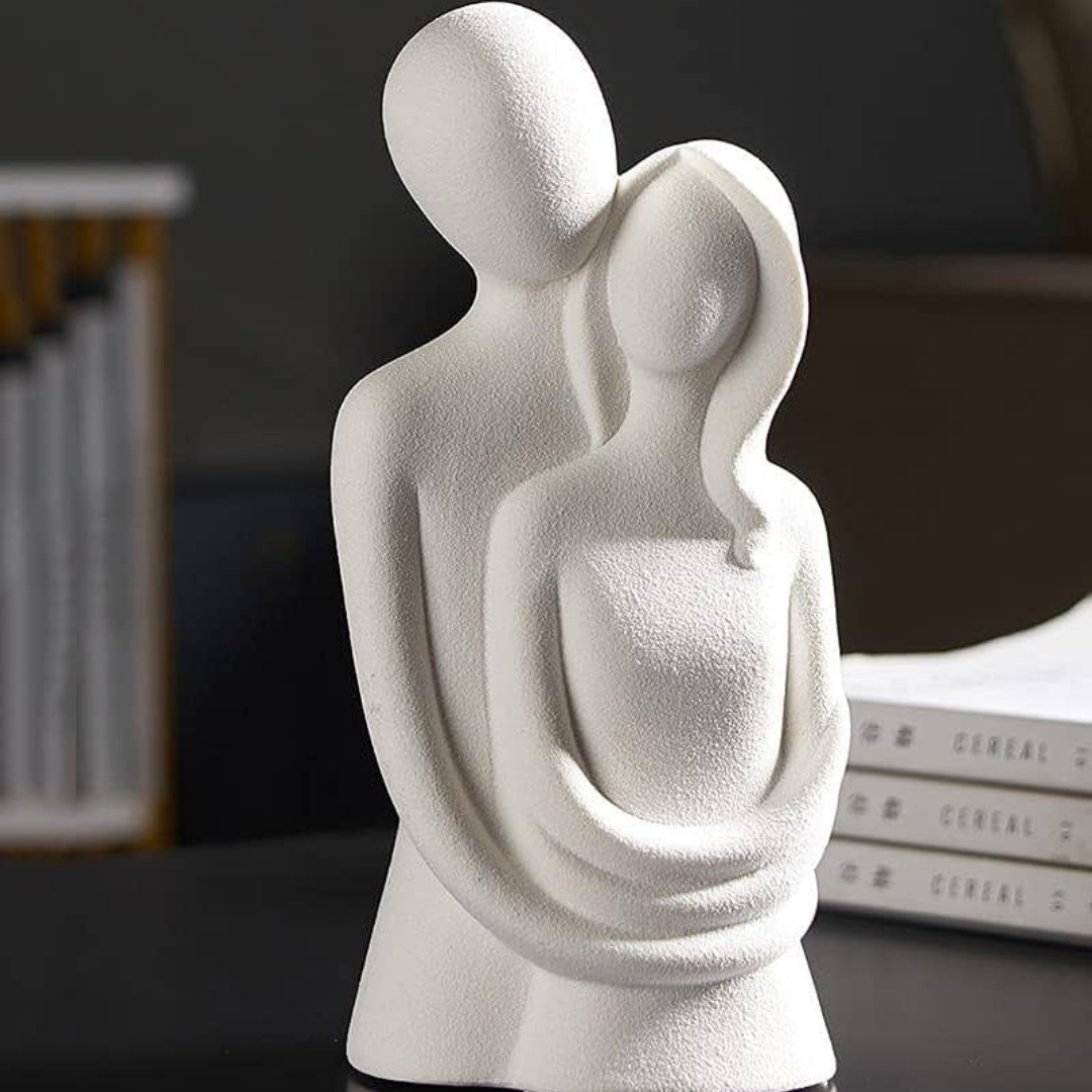 Couple Figurine Hugging Statue