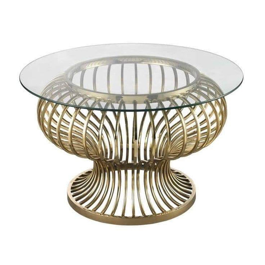 Undulating Gold RoDecoffee Table