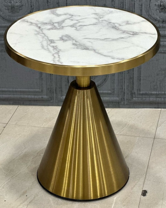 Marble Round Side Table