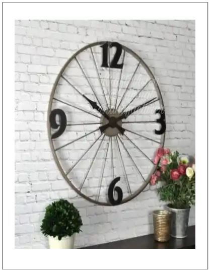 Bicycle Wheel Wall Clock