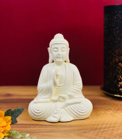 Meditation Buddha White